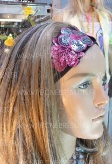 HeadBand Fleur Rose